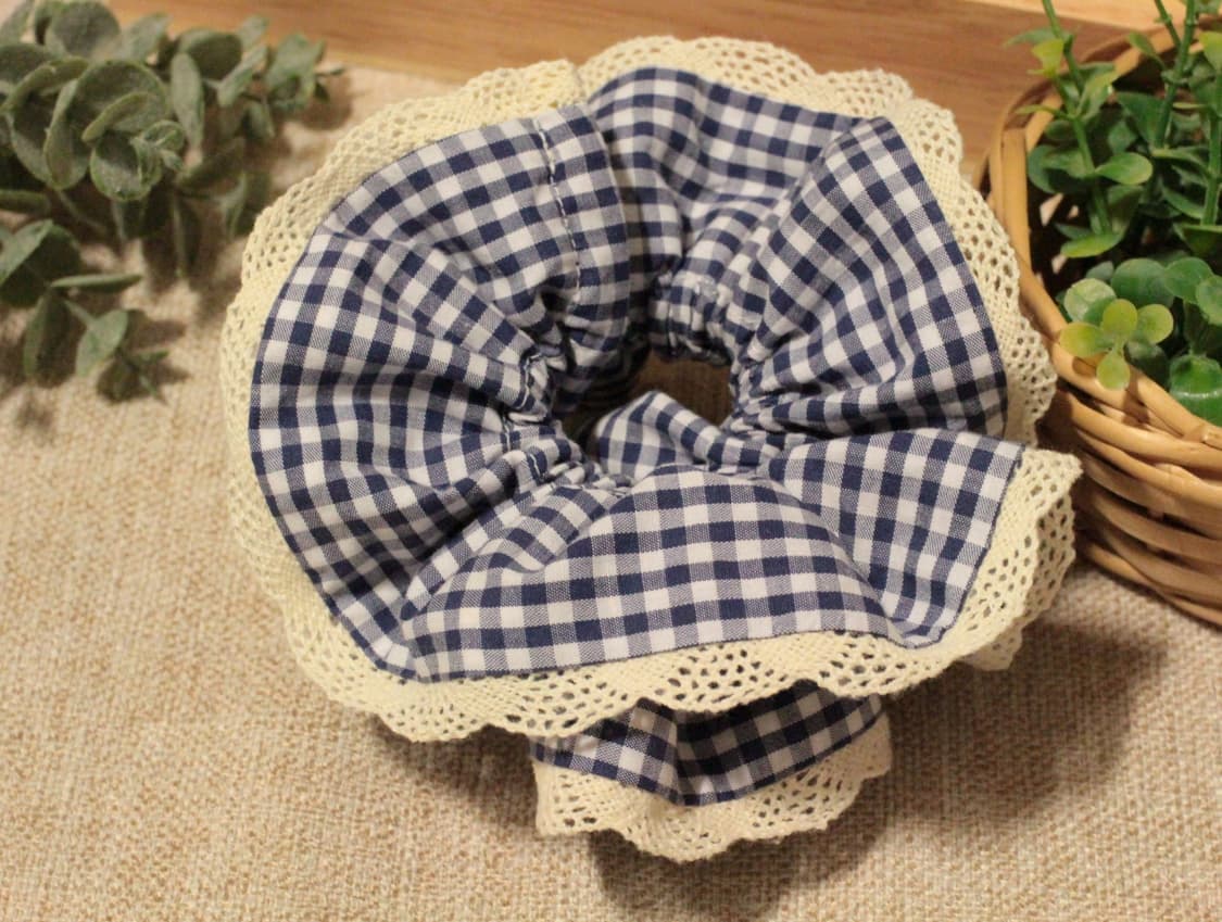 핸드메이드 레이스 스크런치  상품이미지3