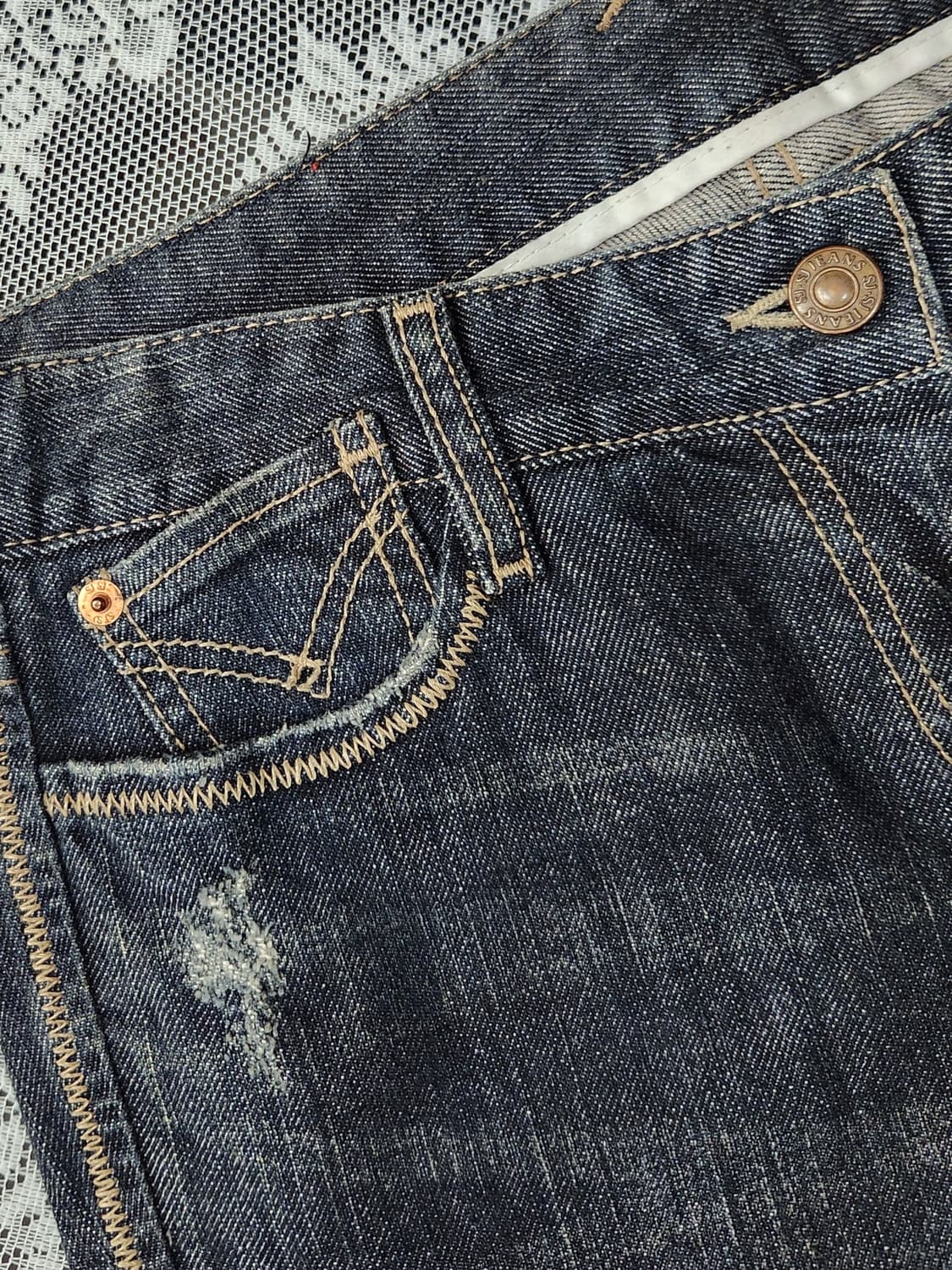 한섬SJSJ 다크워싱 부츠컷청바지29 상품이미지7