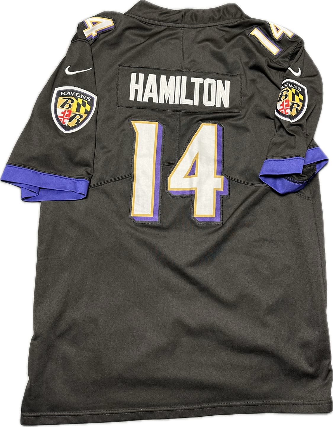 나이키 볼티모어 레이븐스 NFL Hamilton 저지 상품이미지3