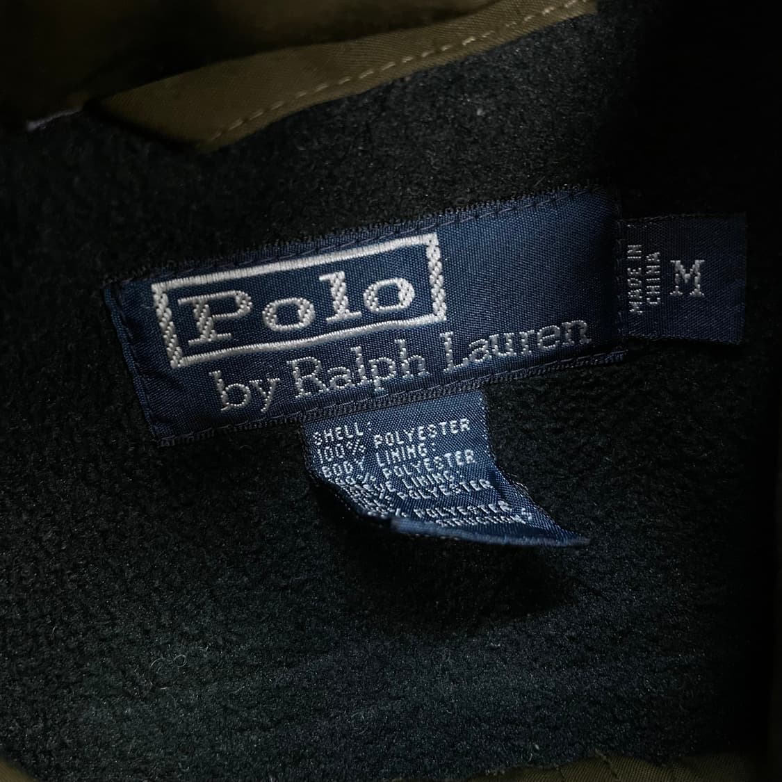 폴로 랄프로렌 포니 로고 폴리쉘 페리 점퍼 자켓 올리브그린  상품이미지3