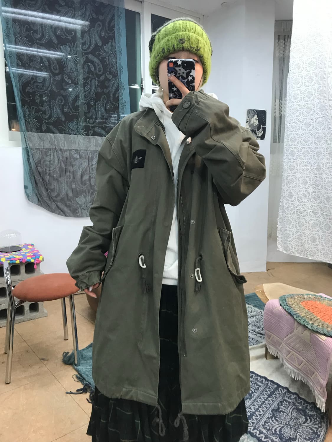 아디다스 내피 기모 파이어버드 야상점퍼  상품이미지2