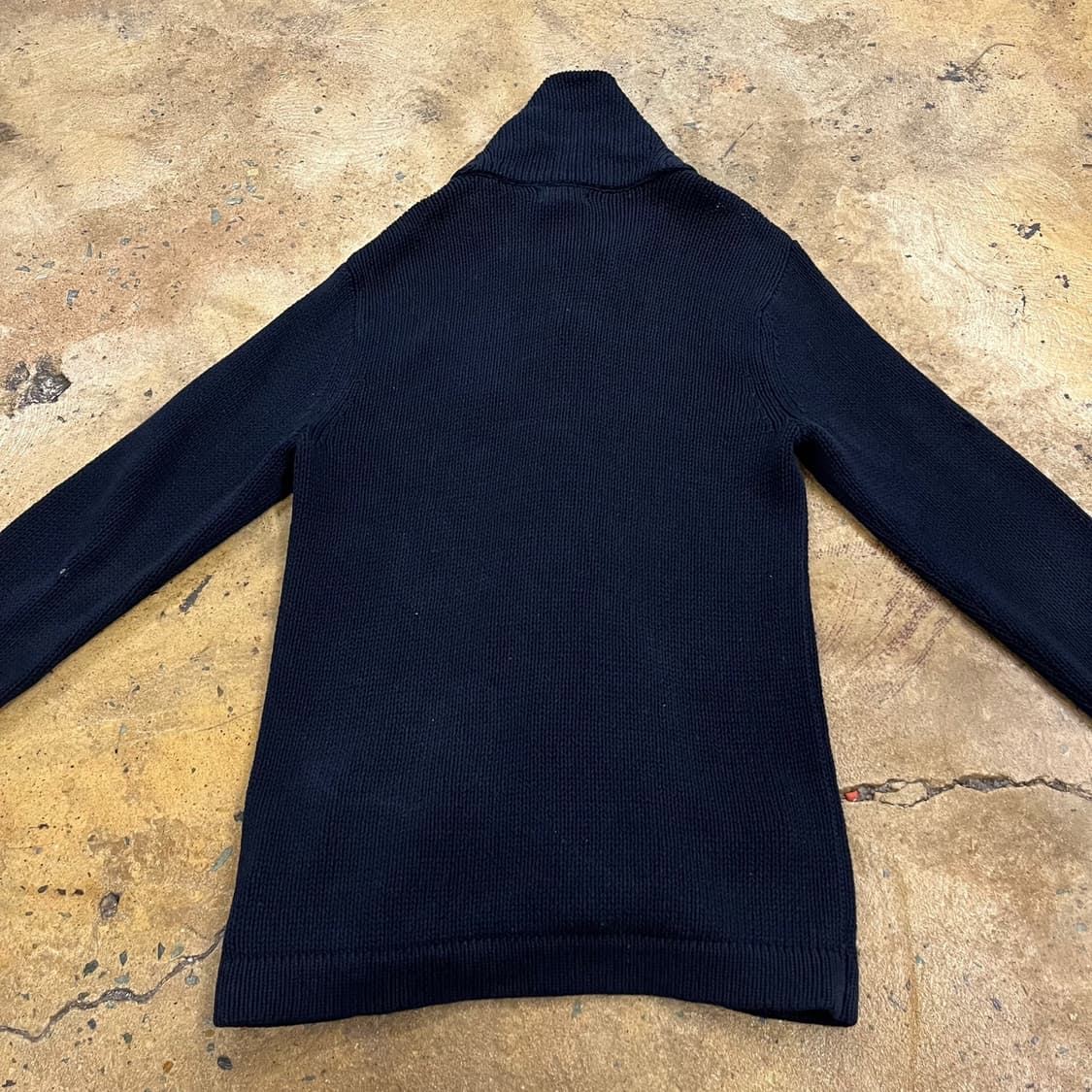 [정품/XL,85] 폴로 랄프로렌 네이비 카라 니트 가디건 b18 상품이미지4