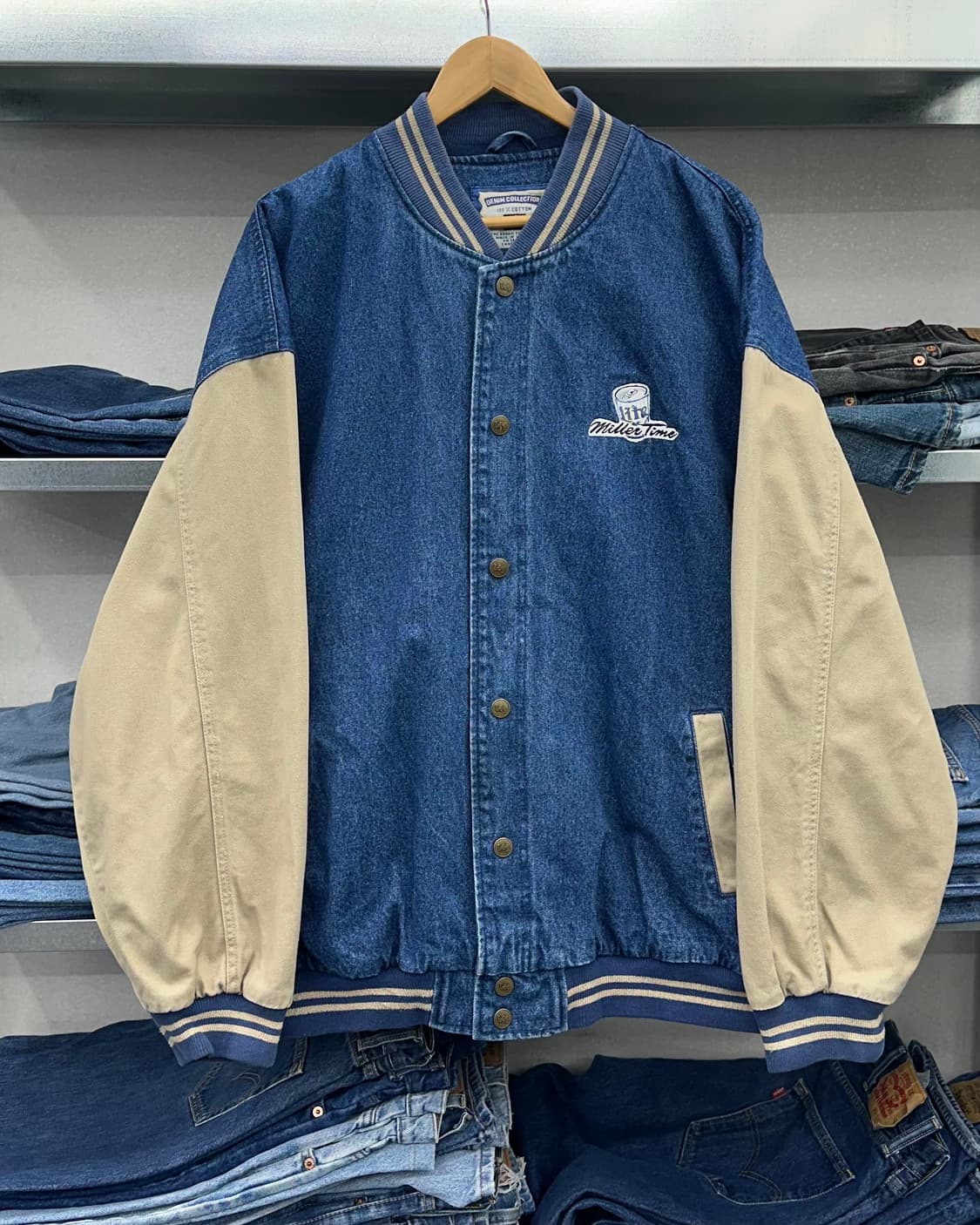 (2XL)90'S LEE 데님 스타디움 자켓-M1820 상품이미지2