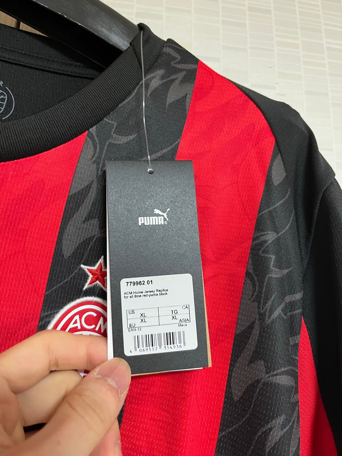 [xl] ac밀란 25-26 홈 유니폼 상품이미지4