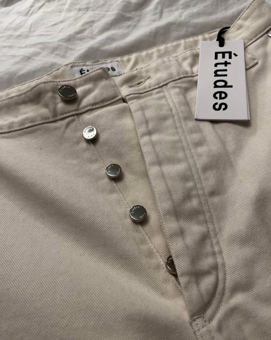 etudes paris ripped quarter 데님 더블니 48 상품이미지4