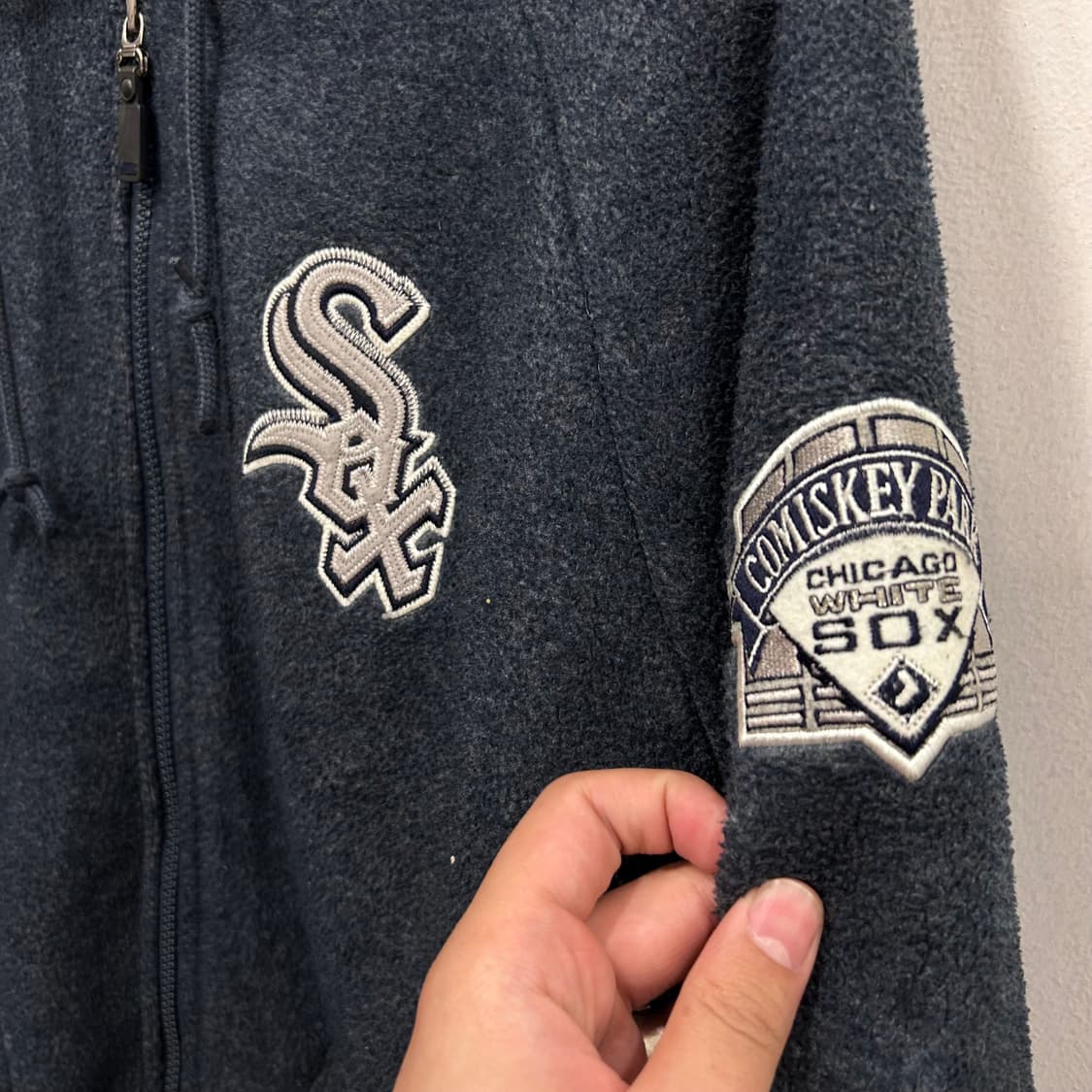 MLB 시카고 화이트삭스 후드 집업 플리스 상품이미지4