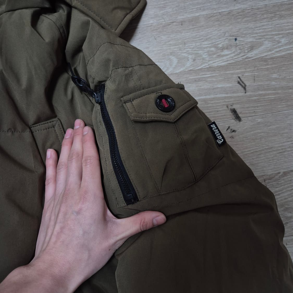 CARRERA 까레라 어센틱 프리미엄 덕다운 후드 패딩 점퍼  상품이미지5