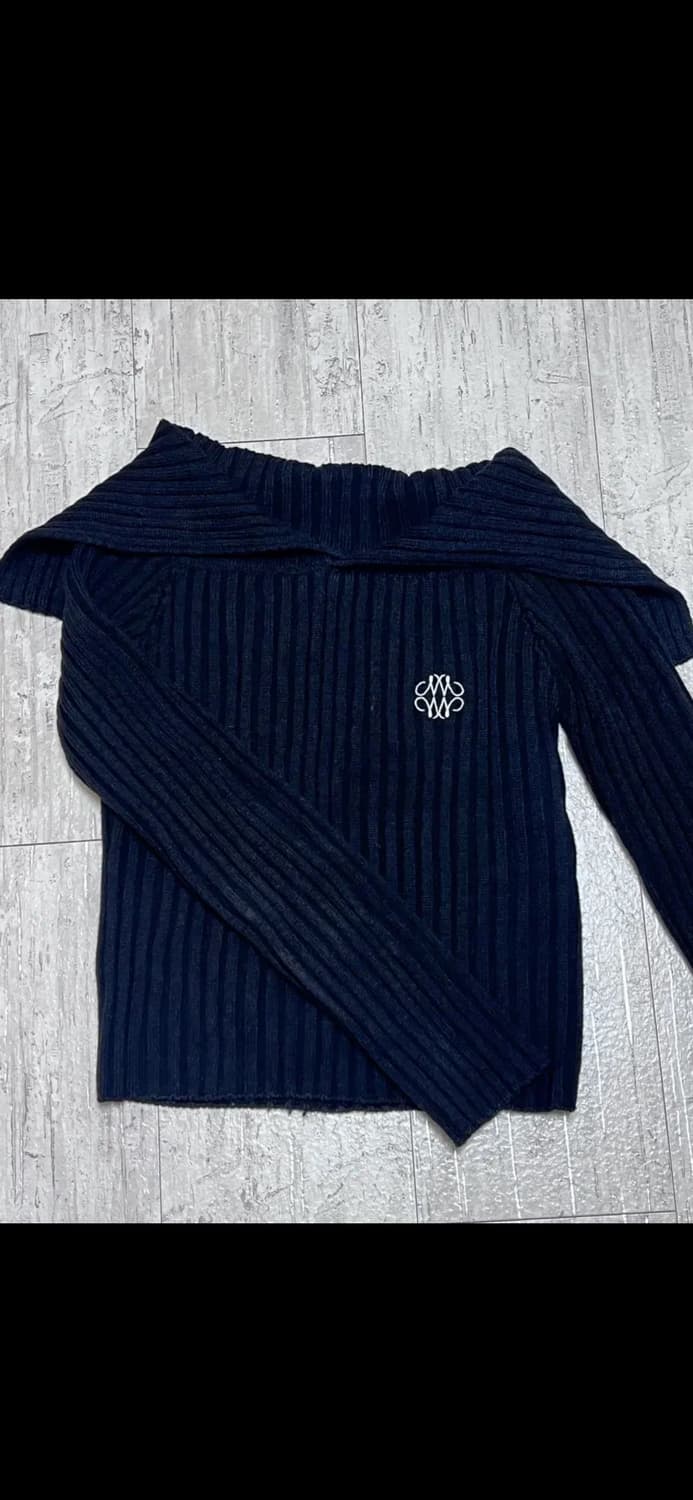 닉앤니콜 세일러 오프숄더 니트 상품이미지3