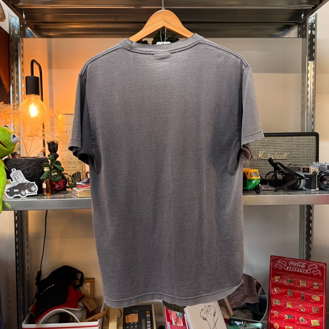 90 00S 엑스라지 하드 페이딩 데미지 빈티지 스트릿 티셔츠 S 상품이미지8