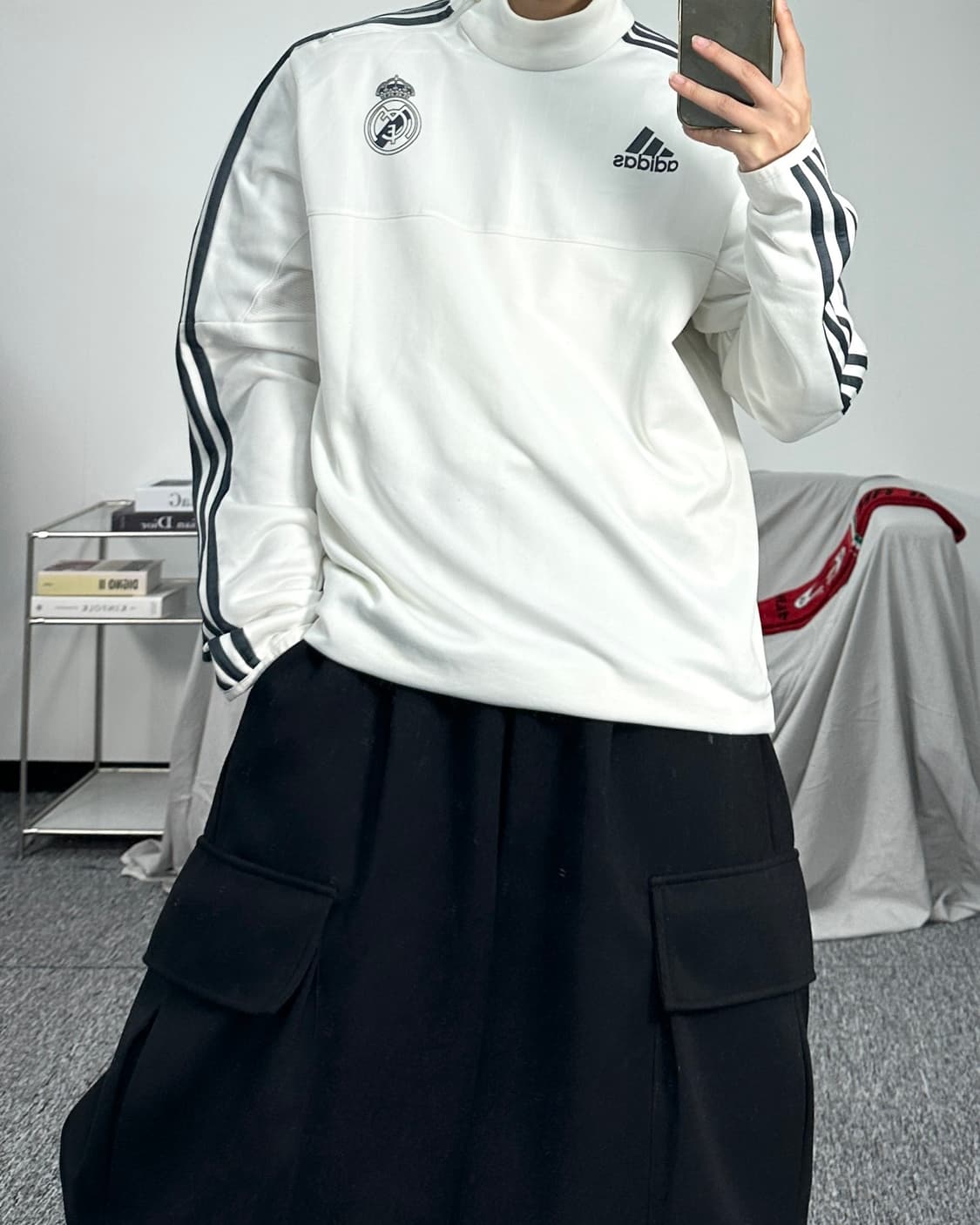 아디다스 15-16 레알 마드리드 트레이닝 탑 L 상품이미지3