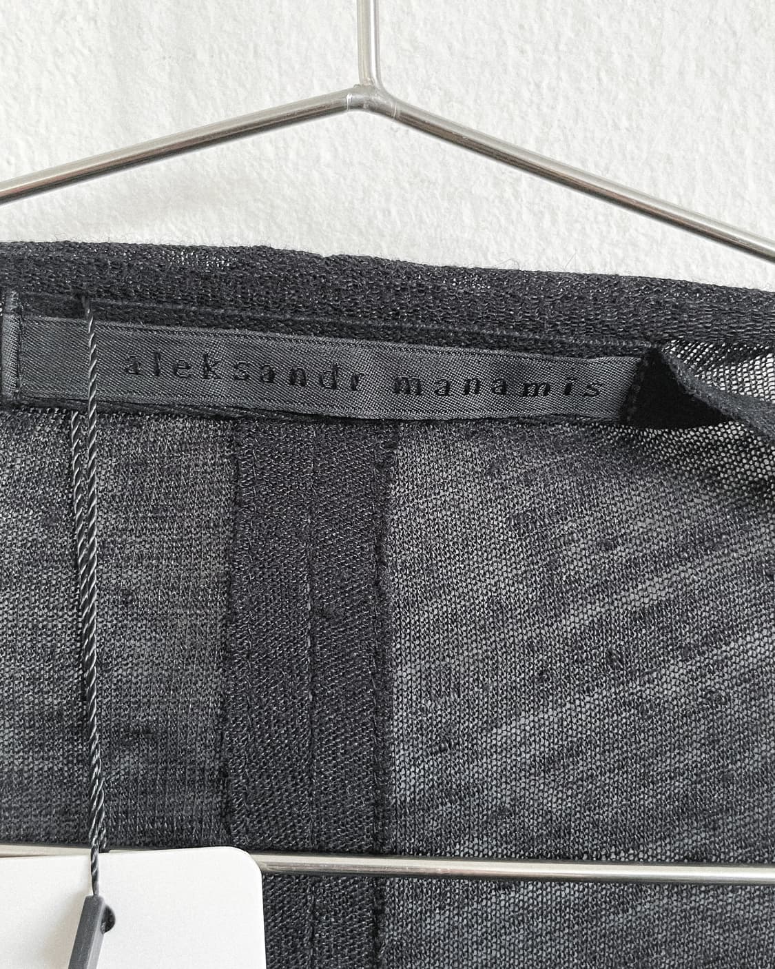 aleksandr manamis 드레이프 디스트로이드 가디건 상품이미지8