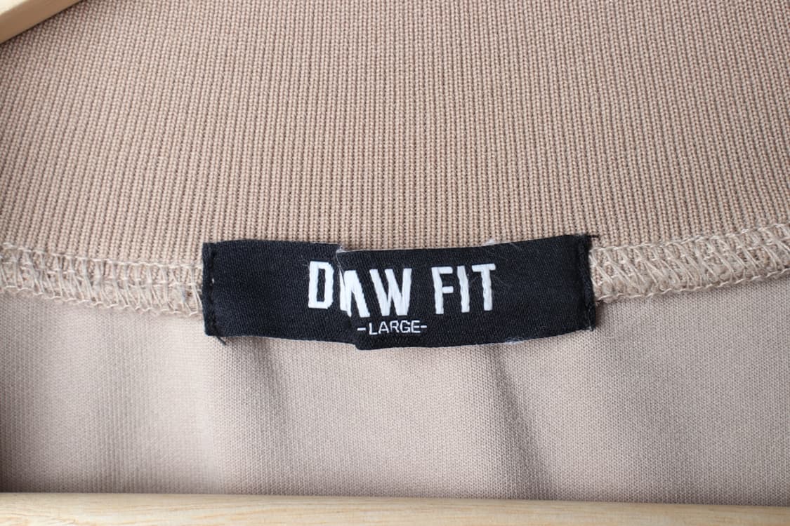 (L-XL) 드로우핏 반팔 티셔츠 브이넥 베이지 폴리 캐주얼-H32862 상품이미지5