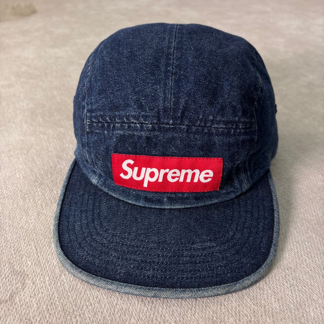 슈프림 박스로고 캠프캡 데님 볼캡 상품이미지2