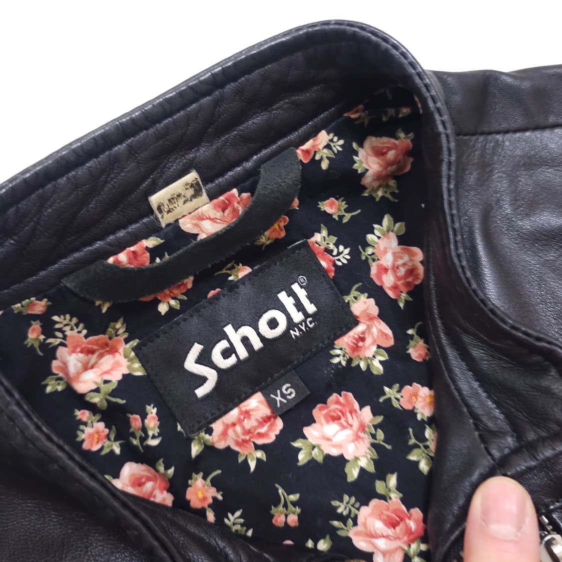 쇼트 쉽스킨 레더 자켓 상품이미지3