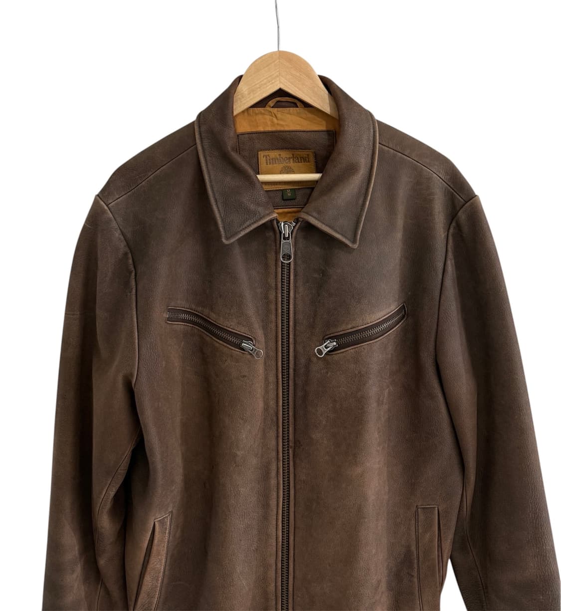 팀버랜드 90‘s 카우하이드 레더 자켓 상품이미지3