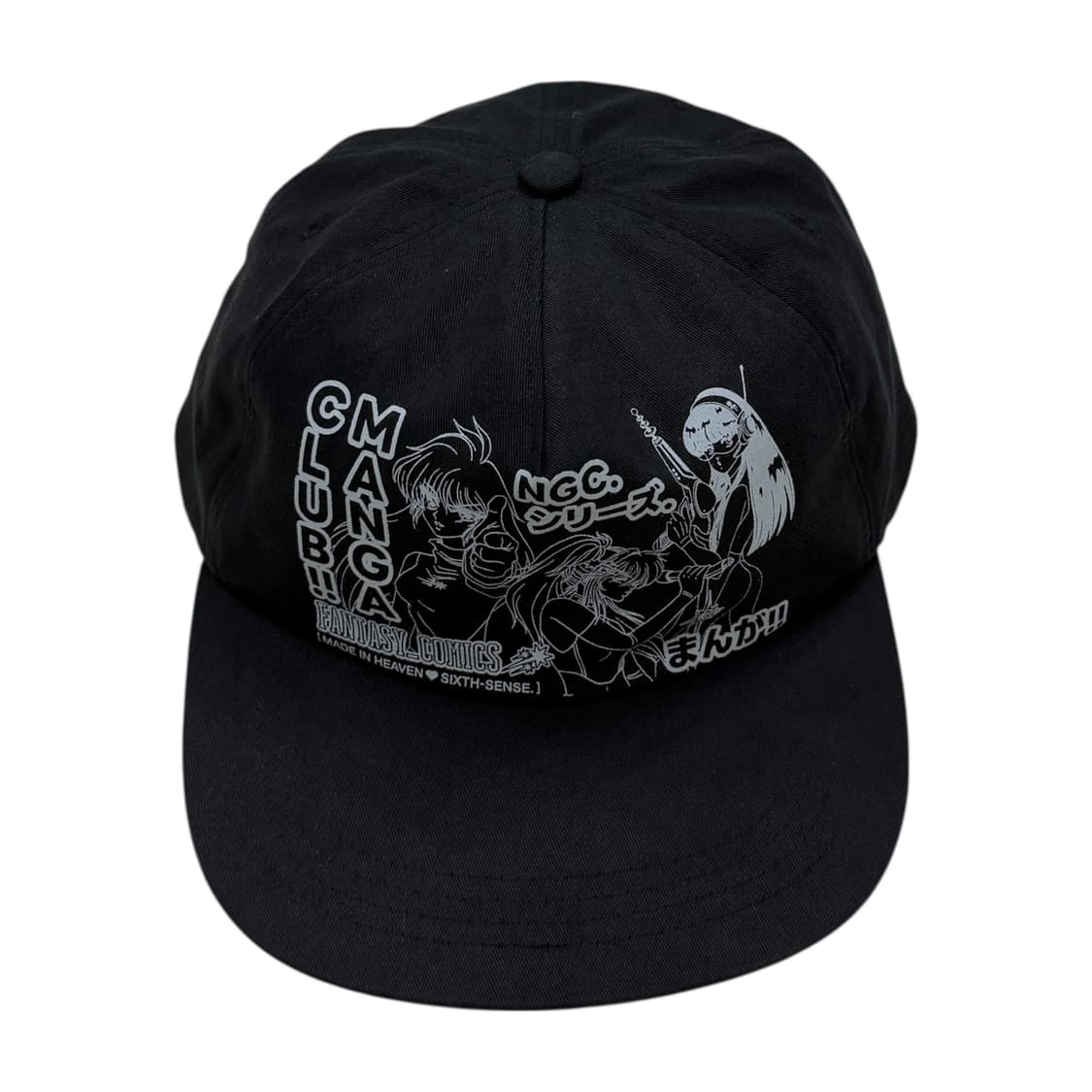 나이스고스트클럽 망가클럽 걸스 캡 모자 블랙 상품이미지1