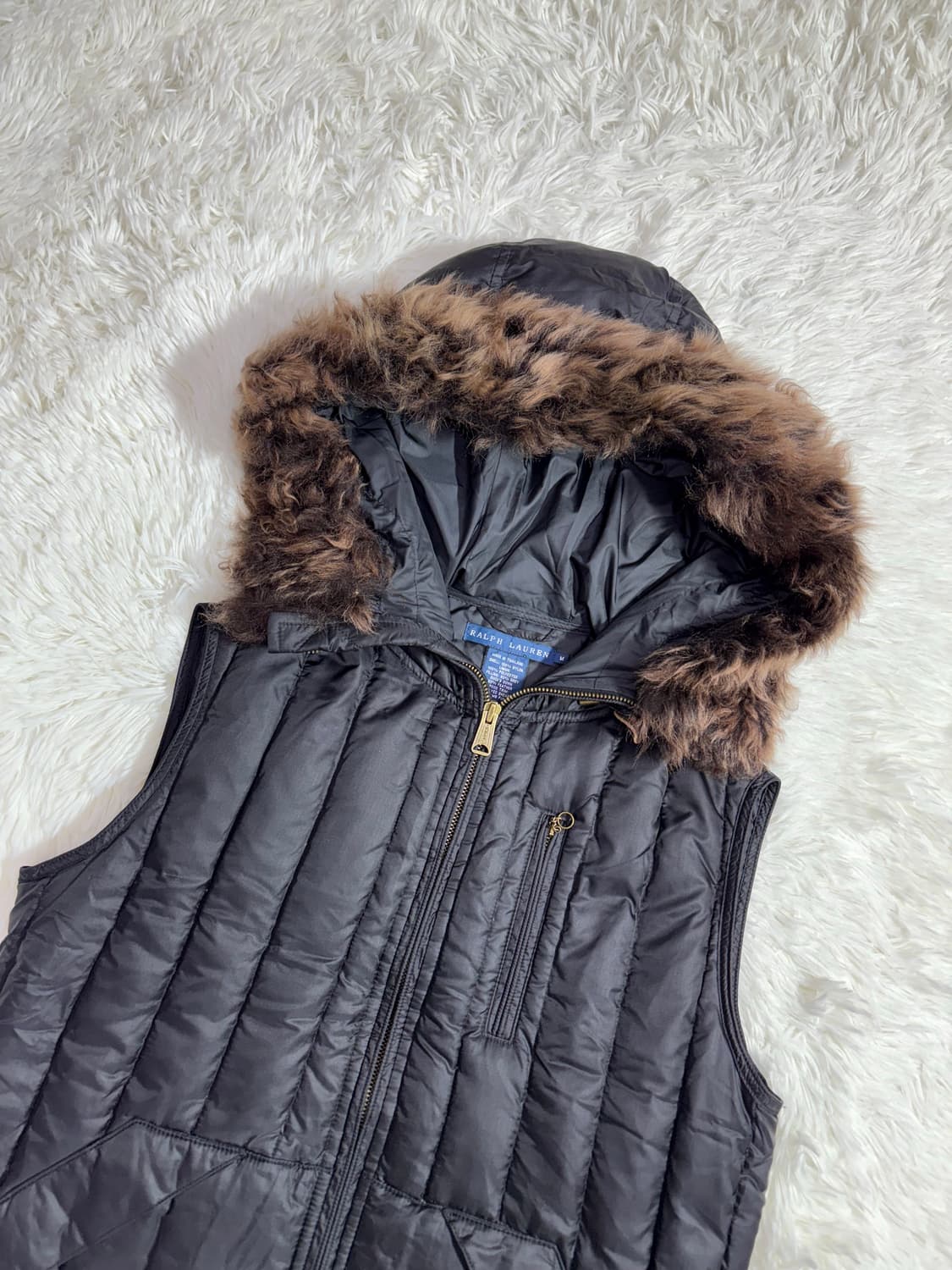 폴로 랄프로렌 양털후디 패딩조끼  상품이미지4