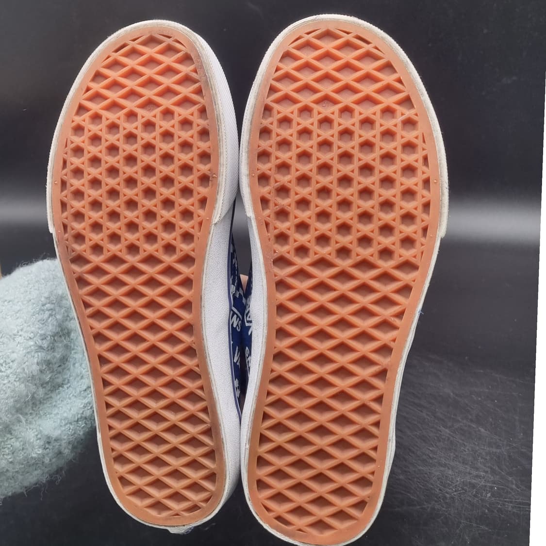 반스 어센틱 로고블루 여성 스니커즈230 상품이미지3