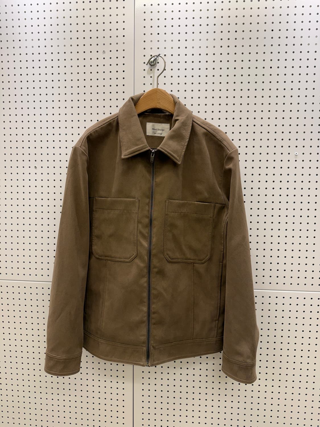 마인드브릿지 스웨이드 블루종 자켓 U1446 상품이미지2