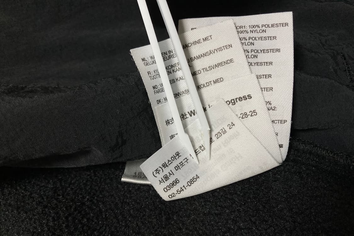 칼하트 WIP 플리스 집업 자켓 L(105) 판매 상품이미지8