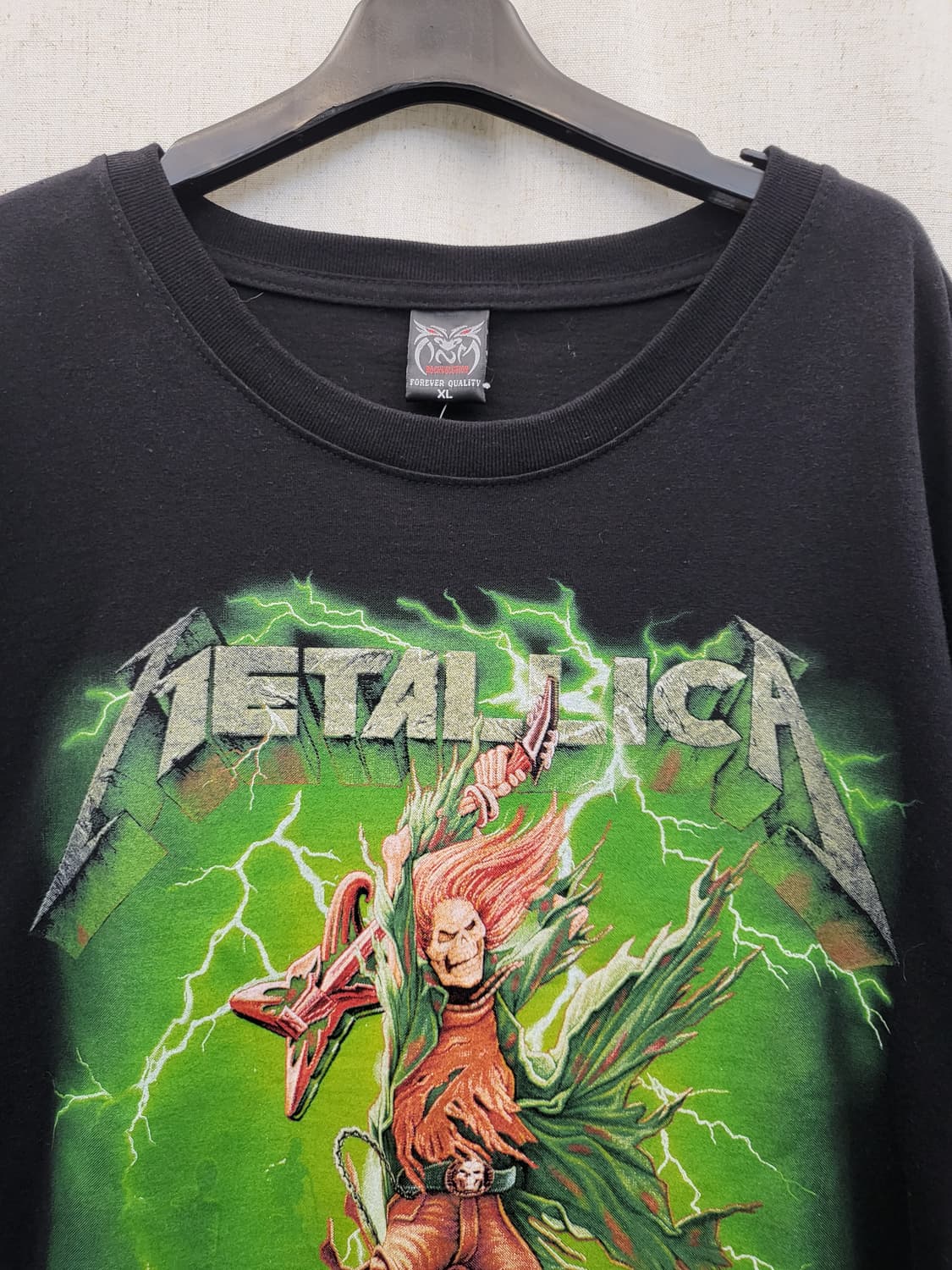 락볼루션 메탈리카 프린팅 반팔 티셔츠 상품이미지3