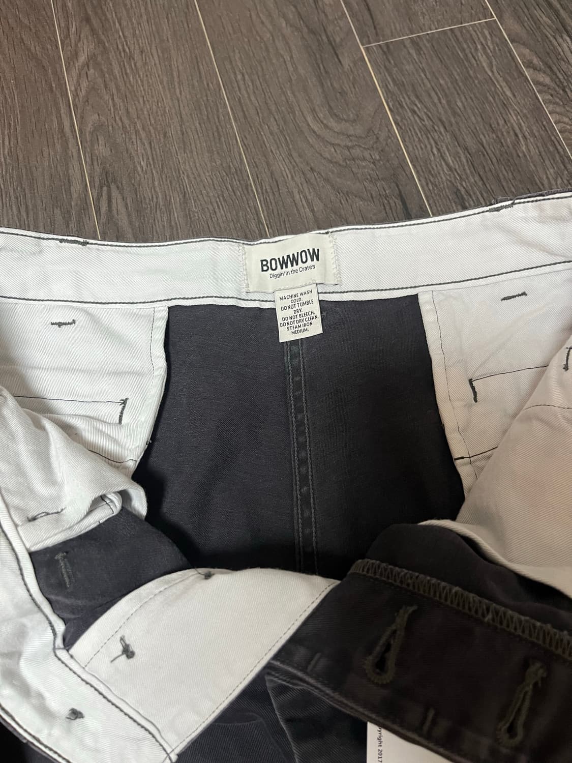 BOWWOW BLACK WORK TROUSERS AGED XL 상품이미지3