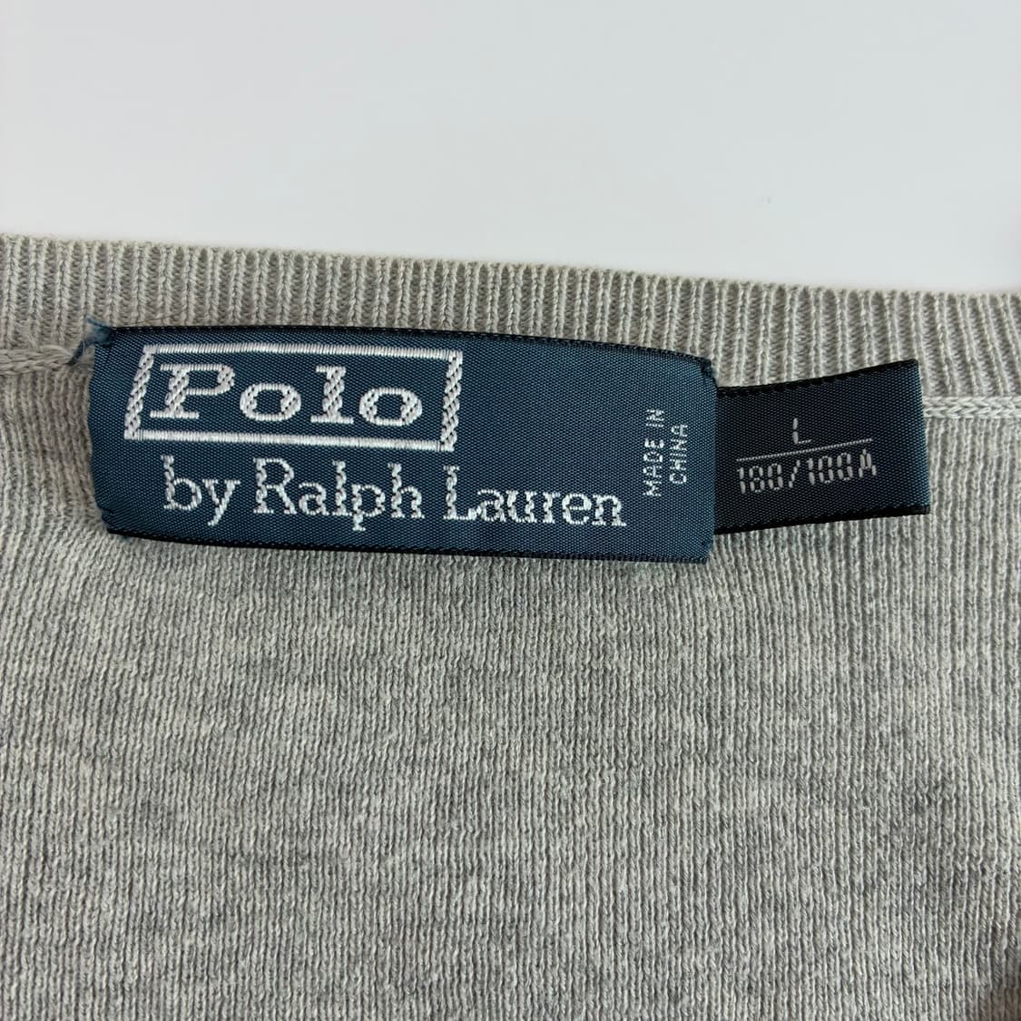 Polo 폴로 랄프로렌 피마코튼 멜란지그레이 니트 상품이미지4