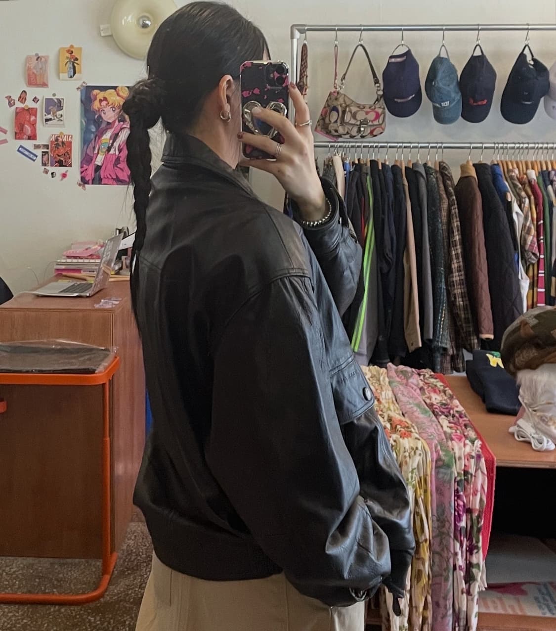 런던포그 양가죽 봄버자켓 [무배] 상품이미지3