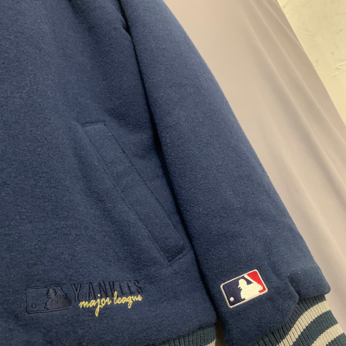 XL MLB 뉴욕양키스 울 모직 바시티 스타디움 자켓 상품이미지5
