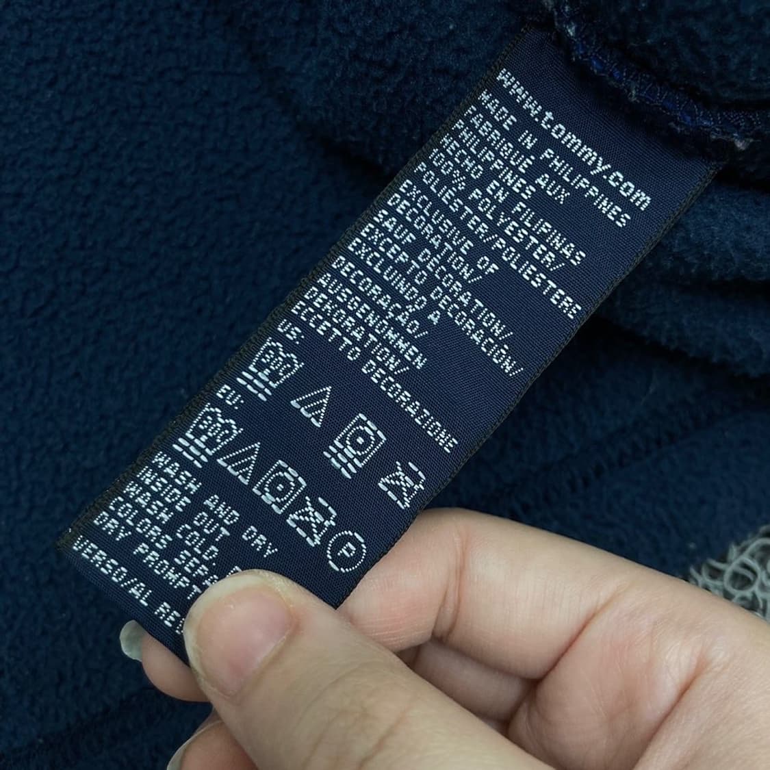 Tommy Hilfiger 90,s 스팰아웃 자수 플리 상품이미지5