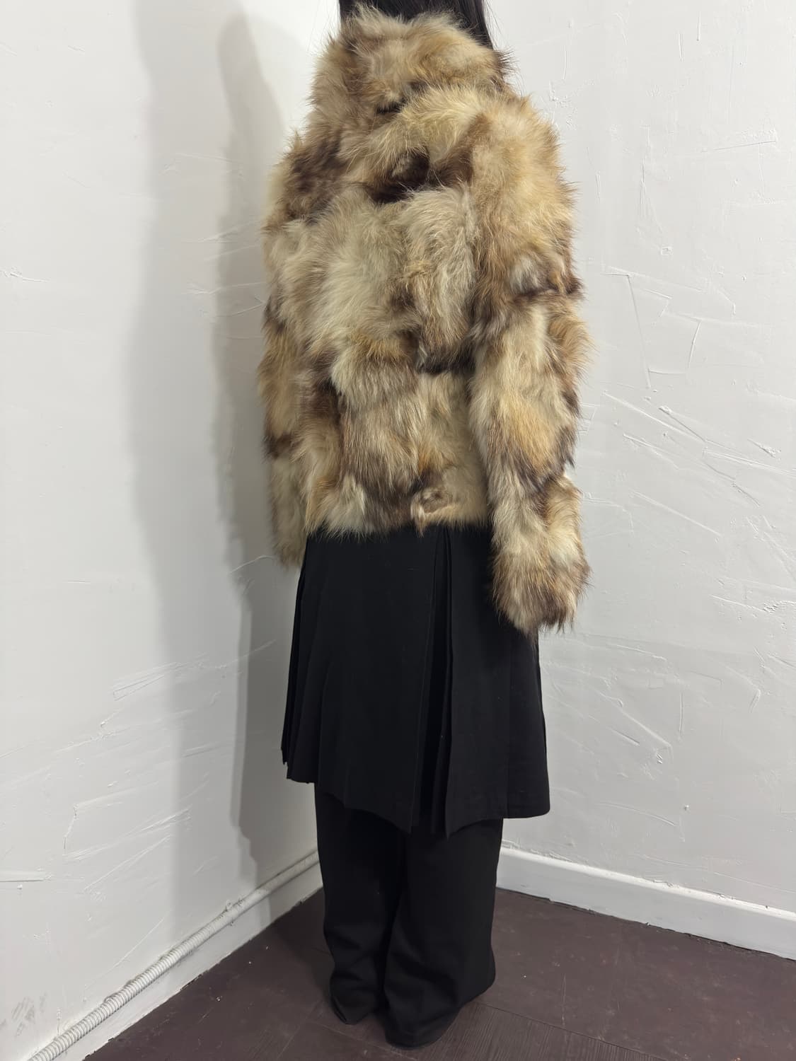 spiral girl raccoon fur jacket 상품이미지7