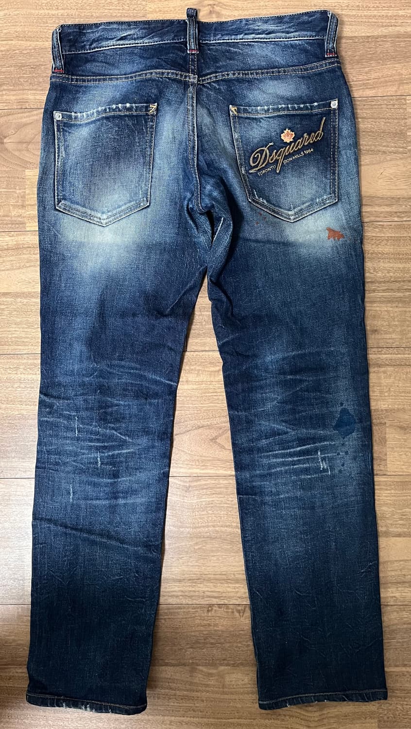 디스퀘어드2 워싱 데님 팬츠 46 상품이미지3