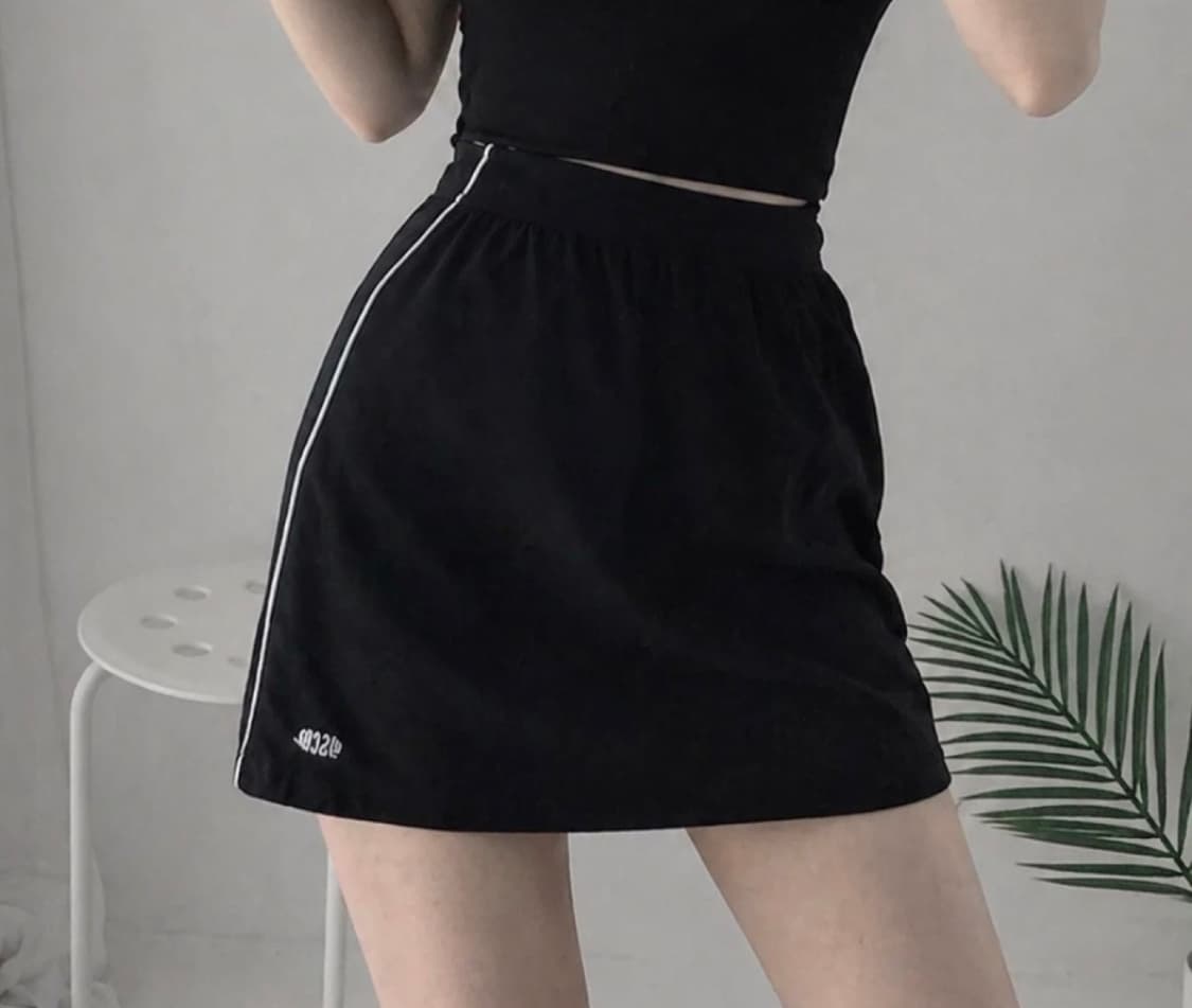 미스치프 테리 미니 스커트 상품이미지1