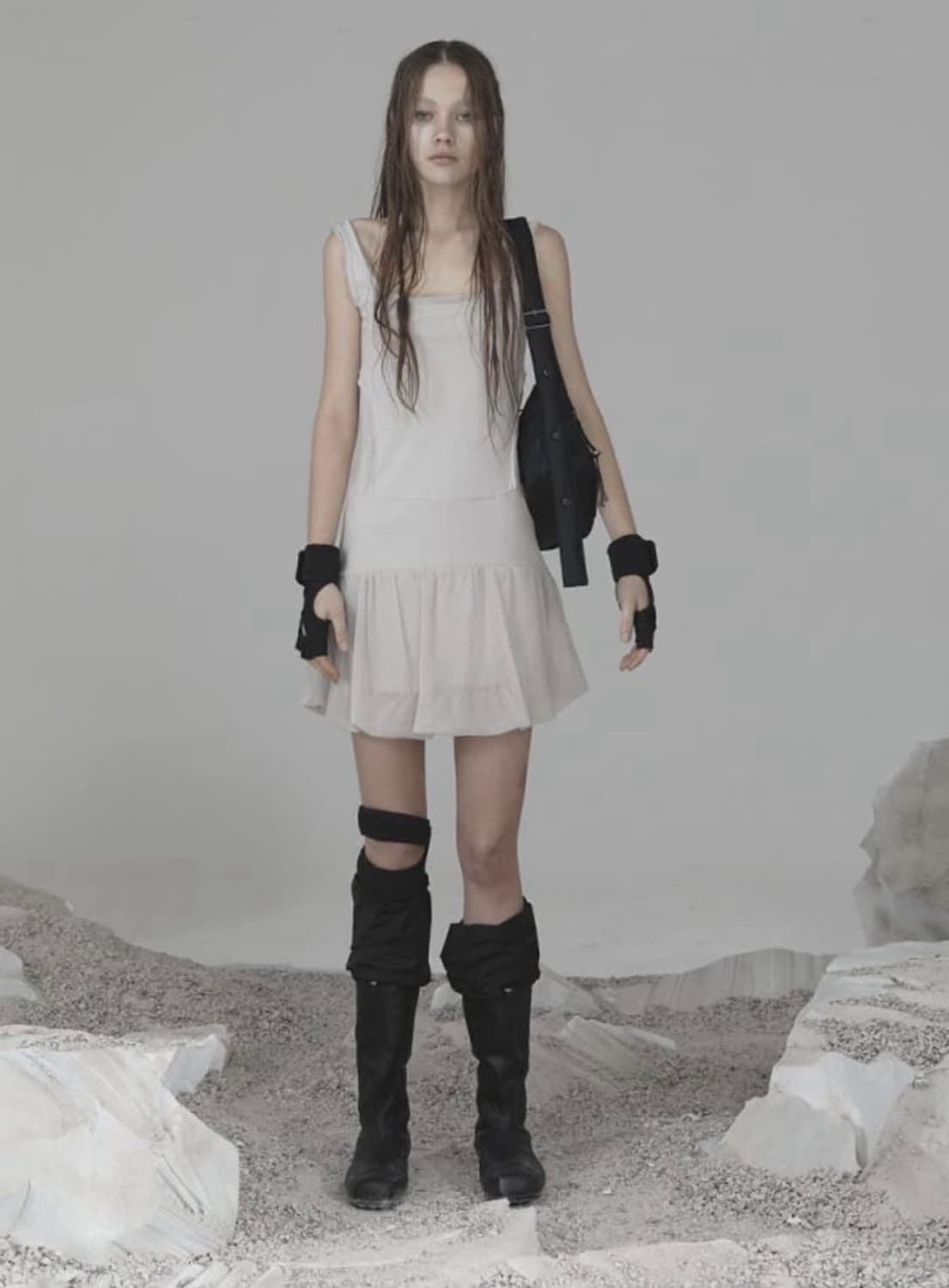 Ojos / Double Layered Dress 상품이미지3