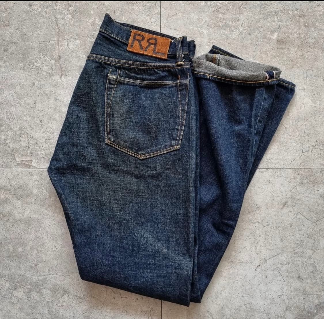 유럽판 RRL 오일피니쉬 스트레이트 셀비지 33sz 상품이미지1