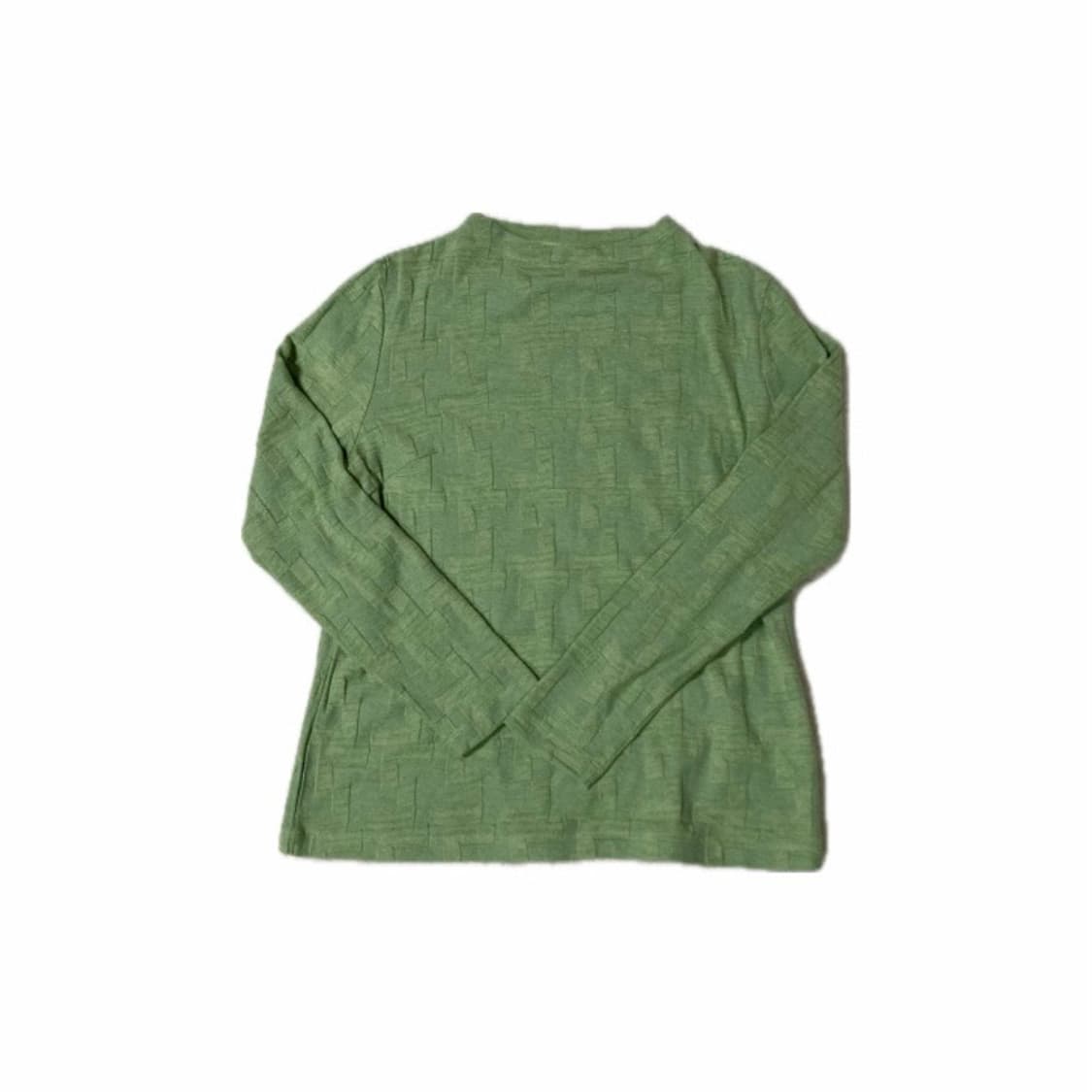 빈티지 긴팔 티셔츠 그린 상품이미지1