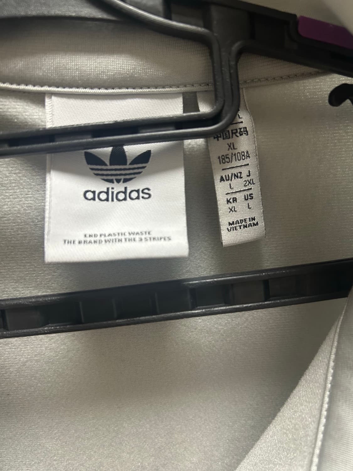 아디다스 져지 그레이 XL 상품이미지2