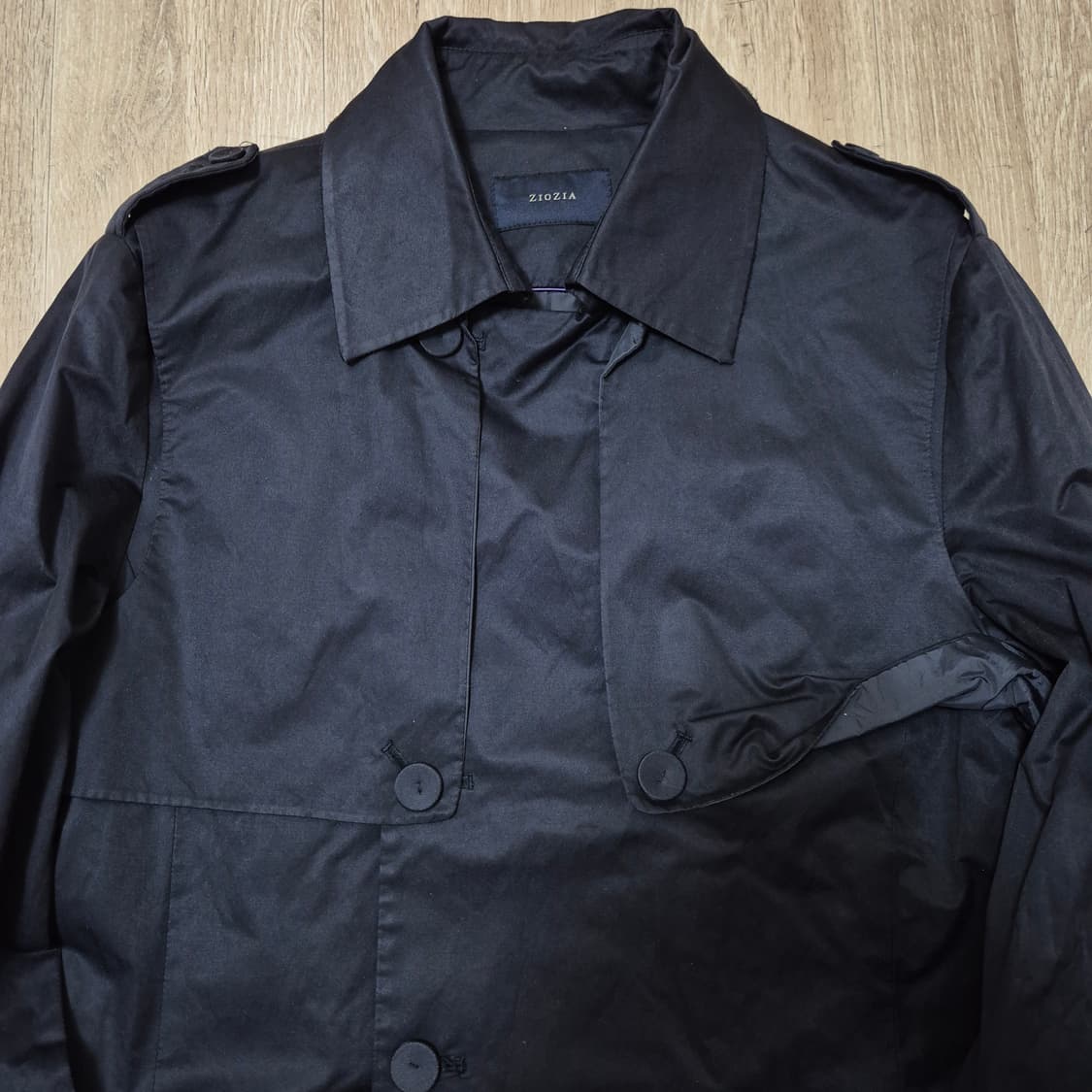 지오지아 남성 코튼 더플 트렌치코트 L(100) 상품이미지2