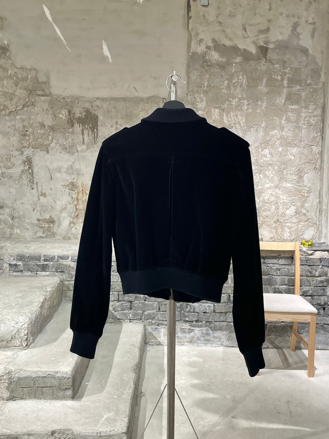 씨 바이 끌로에 블랙 유틸리티 코듀로이 봄버 자켓 상품이미지6