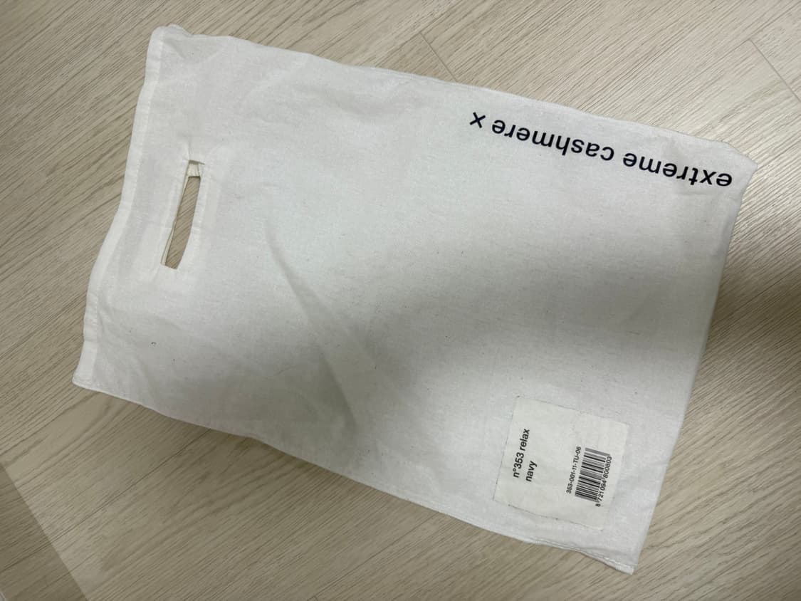 익스트림 캐시미어 릴랙스 팬츠 네이비 상품이미지4