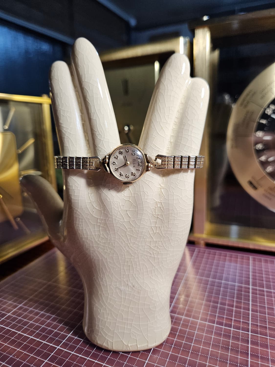 엘진 빈티지 여성용 수동 핸드와인딩 시계  상품이미지1