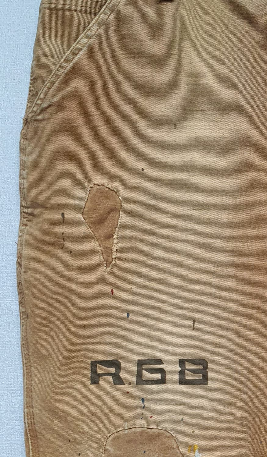 빈티지 칼하트 덕 켄버스 카펜터팬츠 빈티지 커스텀. 상품이미지3