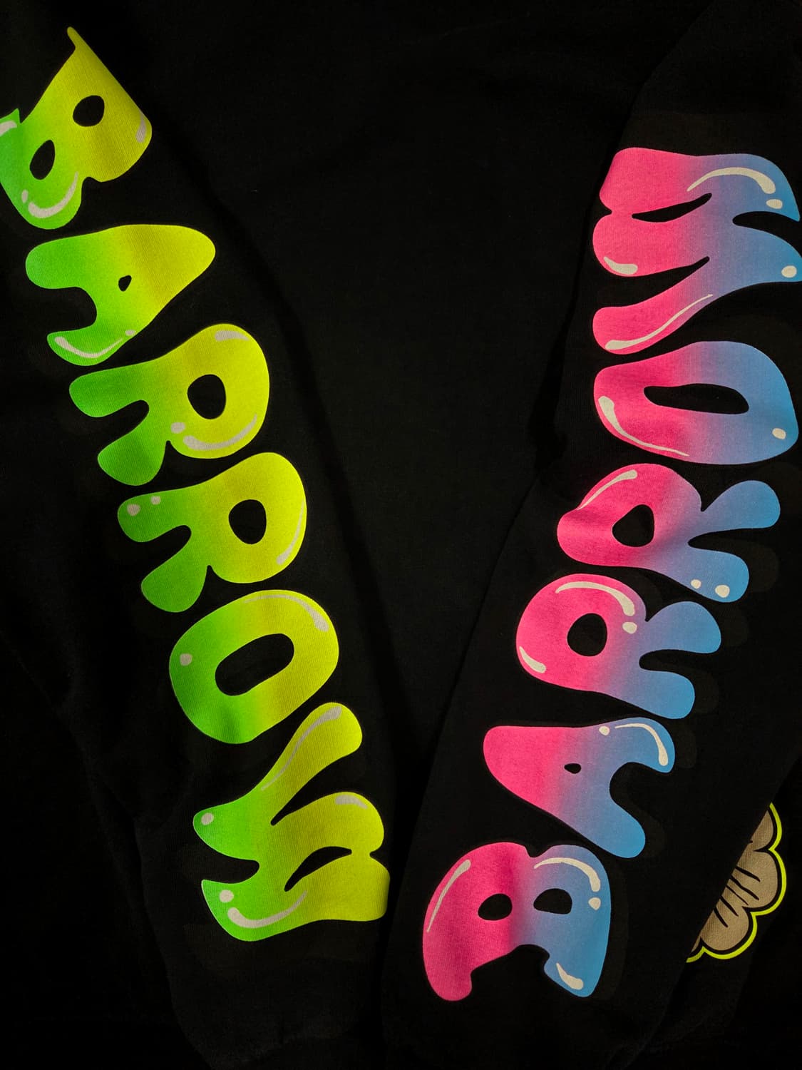 BARROW 블랙 프린트 맨투맨 티셔츠 상품이미지7