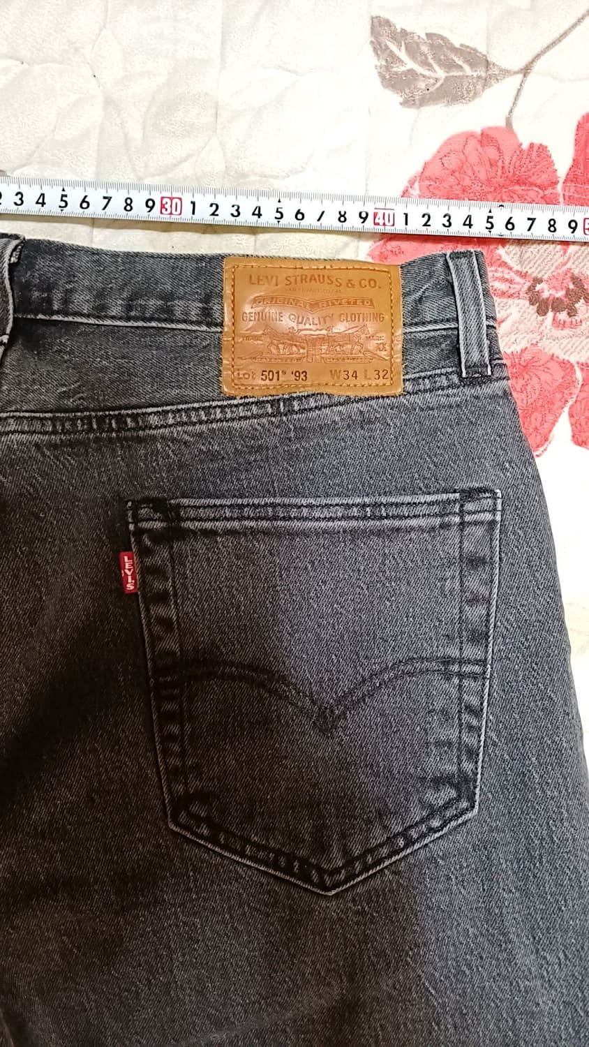 리바이스 501 데님팬츠 34인치 기장109 상품이미지7