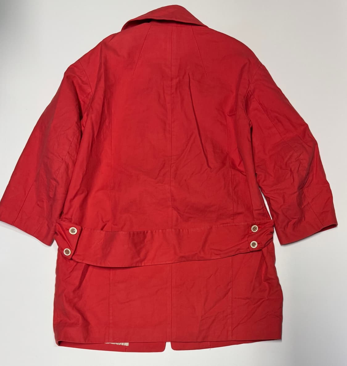 여성 한섬 타임 Time 이태리 원 버튼 롱 자켓 상품이미지2