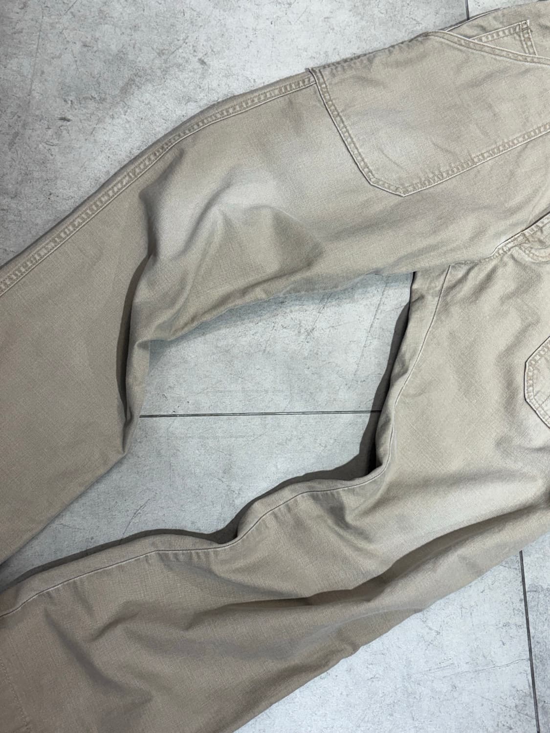 알파 인더스트리 베이지 카고 코튼 와이드 팬츠 상품이미지3