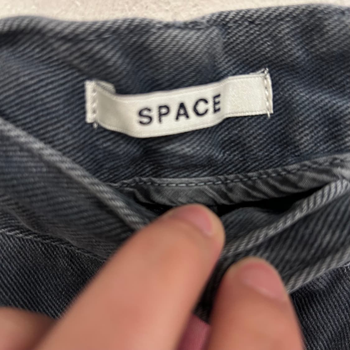 SPACE 와이드핏 절개 피그먼트 코튼 카고팬츠 상품이미지3