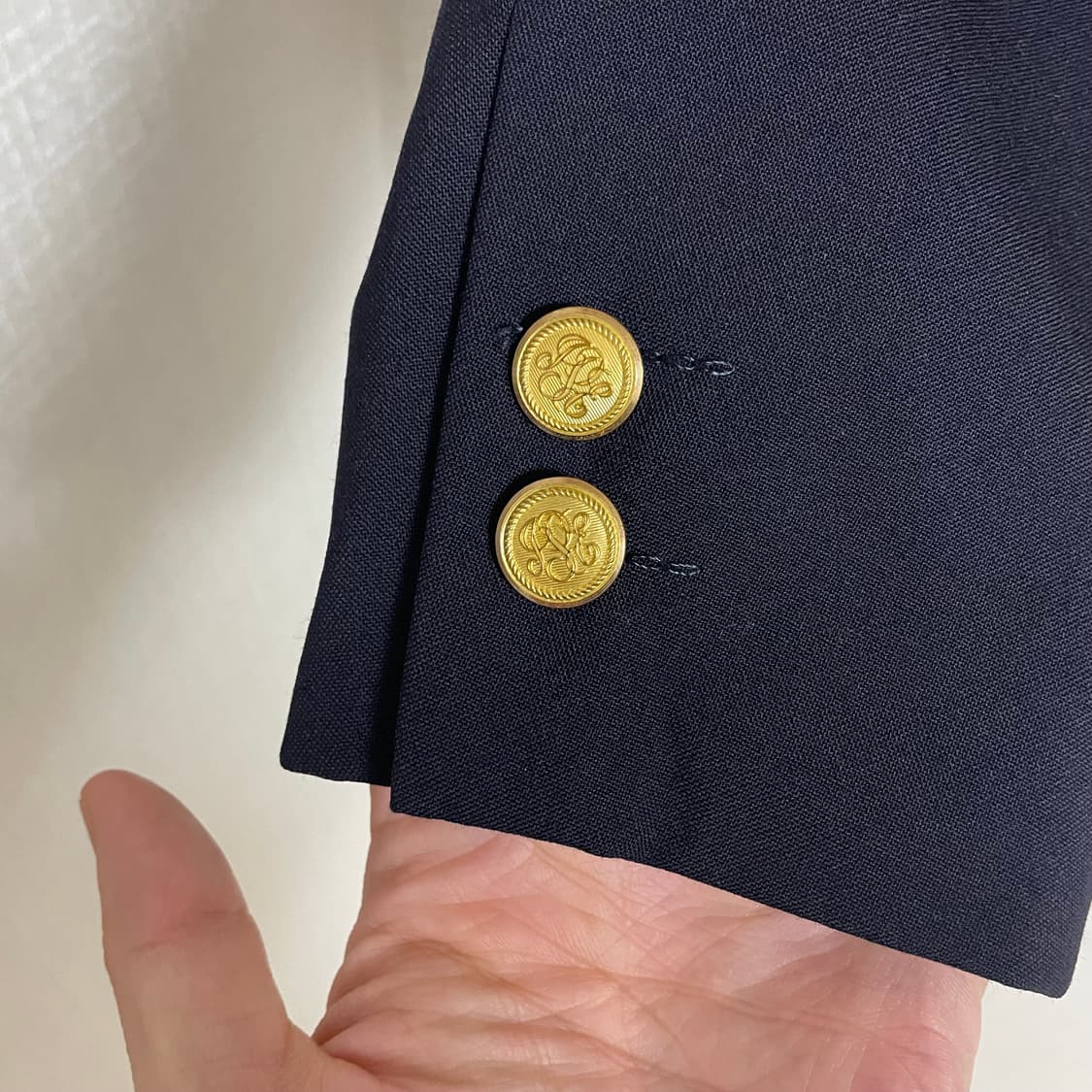 제이프레스 금장 블레이저 자켓 / 네이비, M 상품이미지4