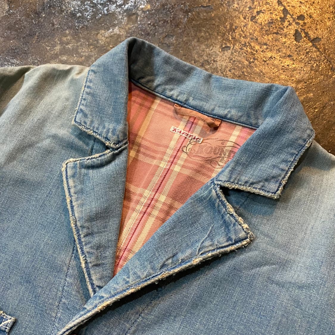 캐피탈 빈티니 데님 롱 코트  상품이미지3