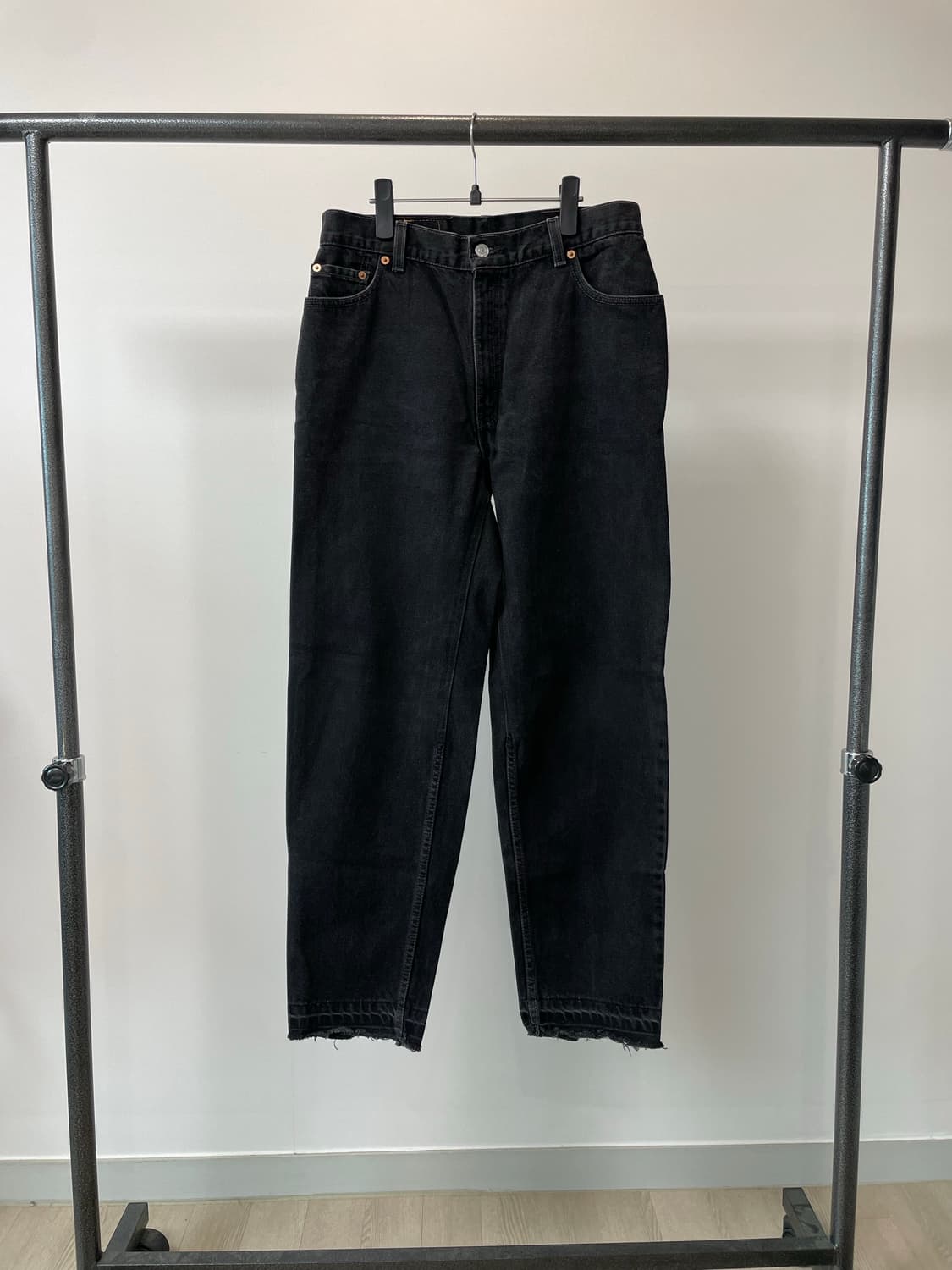 (S) Levis 리바이스550  usa 릴렉스핏 블랙 데님팬츠 상품이미지1
